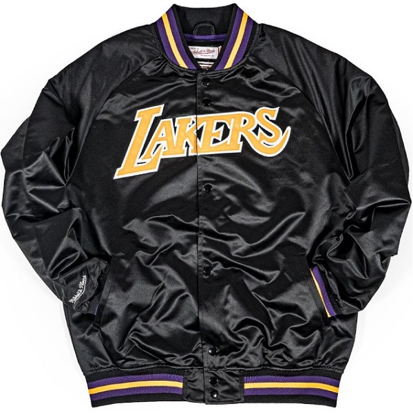 Mitchell & Ness Lightweight Lakers Satin Jacket